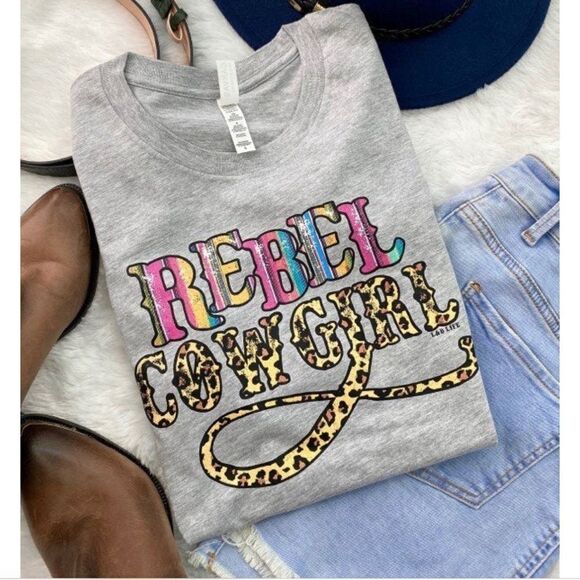 Tops - Rebel Cowgirl Tshirt‎